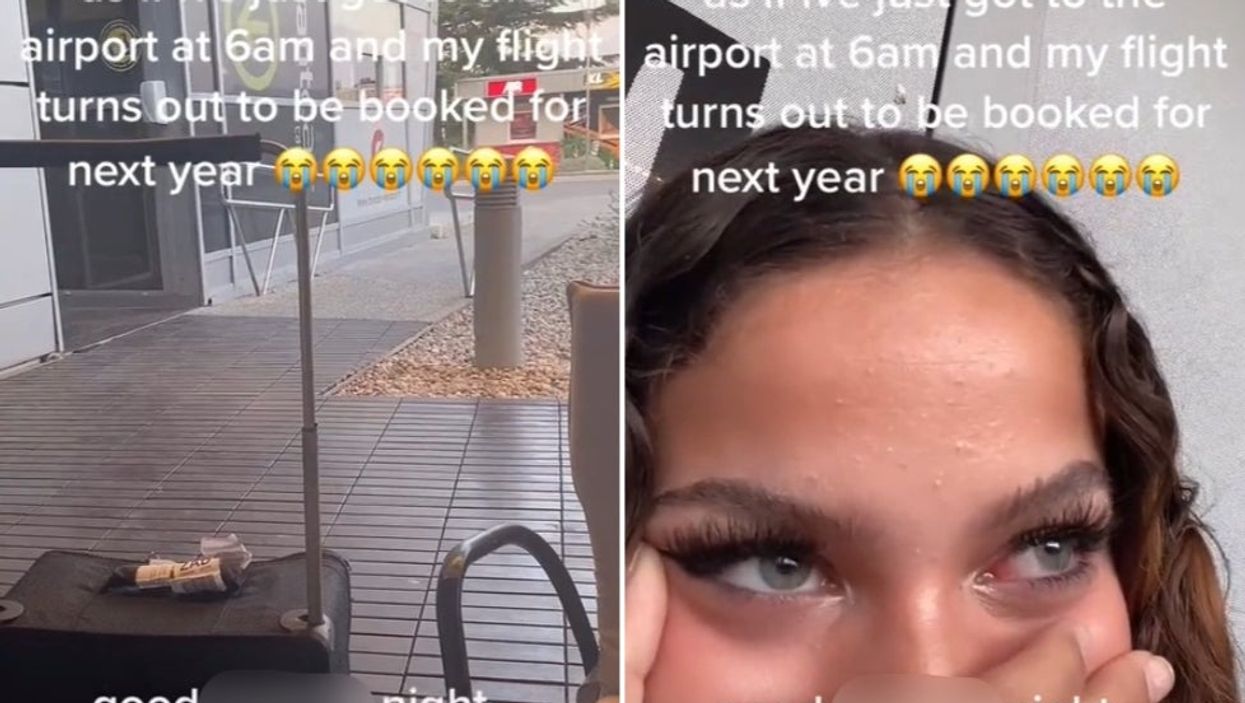 <p>TikToker Lex records the moment she turned up catch her flight home, only to realise her flight was booked for next year</p>