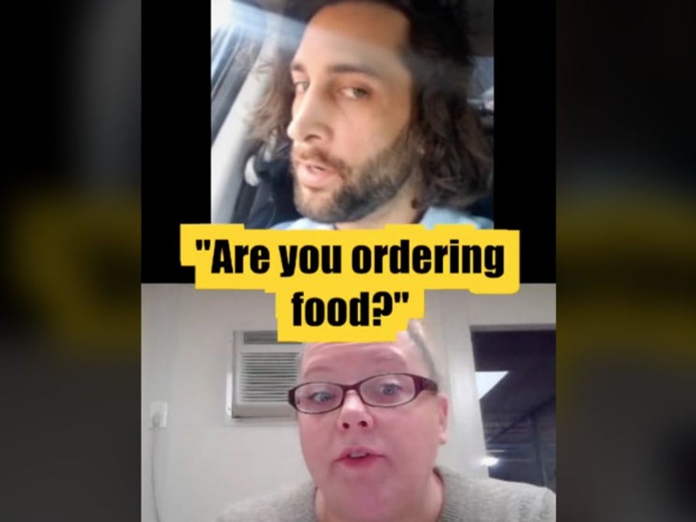 TikToker orders Popeyes during job interview 