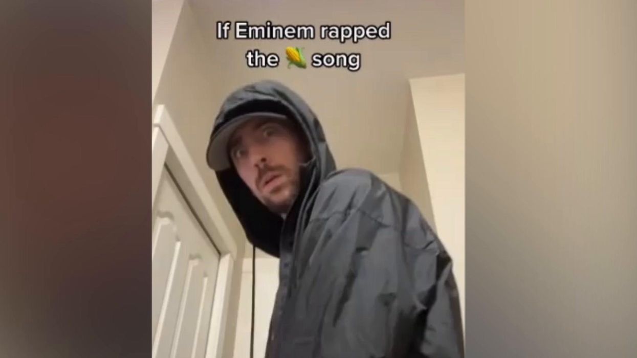 TikToker raps the 'corn kid' song as Eminem and it's scarily accurate