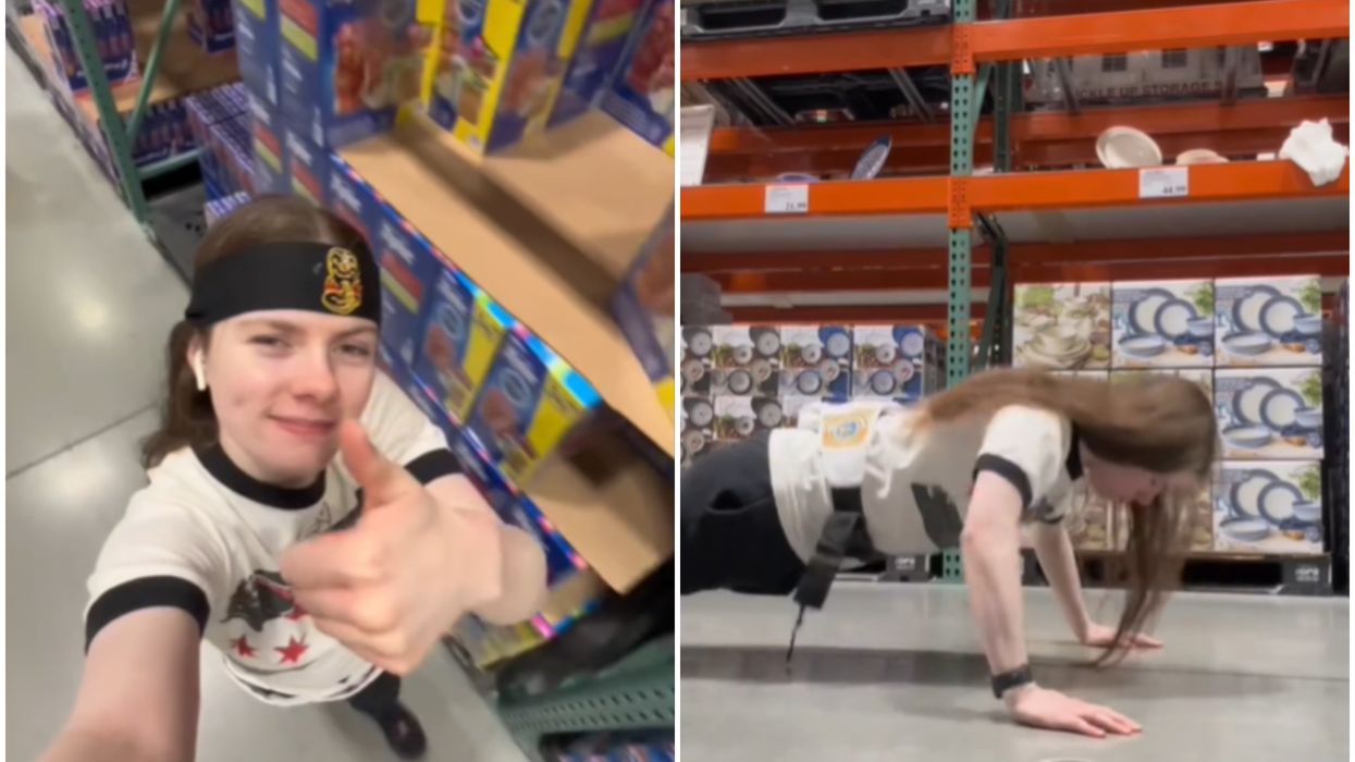Woman runs entire marathon inside a Costco