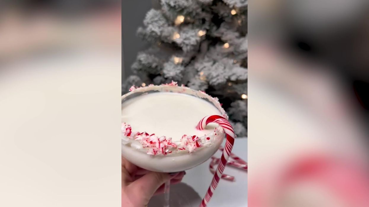 This Christmas candy cane cocktail is about to become everyone's go-to festive drink