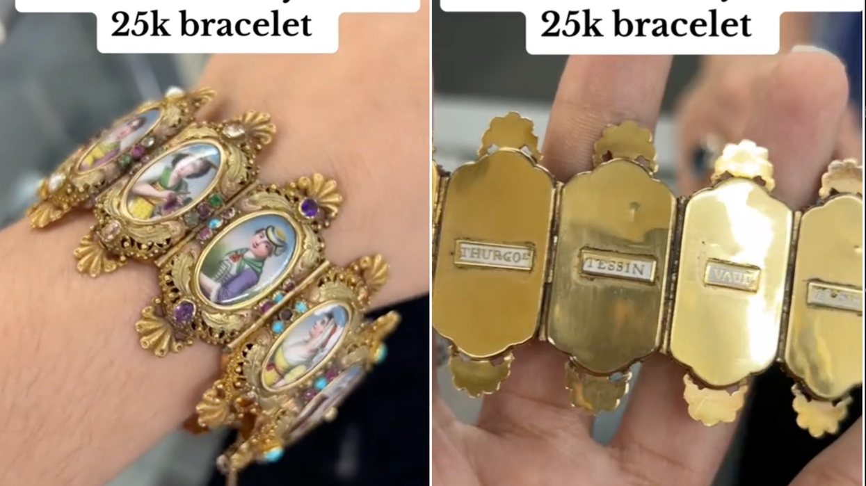 TikToker shocked to discover bracelet worth $25k while thrifting