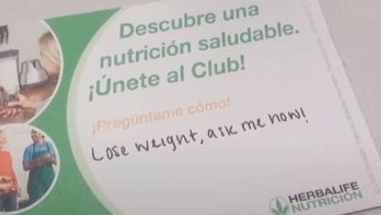 <p>TikToker Suzie, revealed the handwritten note on the weight loss card she found in her food order.</p>