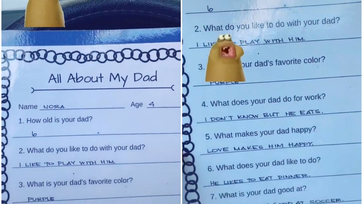 <p>TikToker Zach really likes to eat, according to his daughter</p>