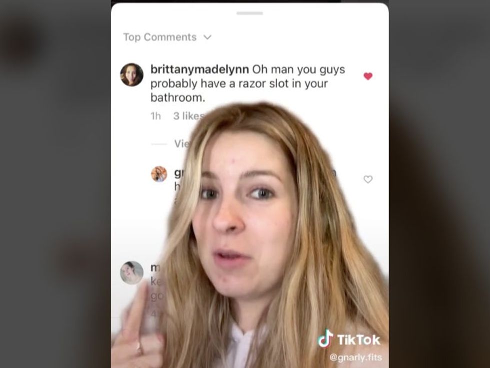 Confused TikTokers are finding rusty razor blades behind their mirrors