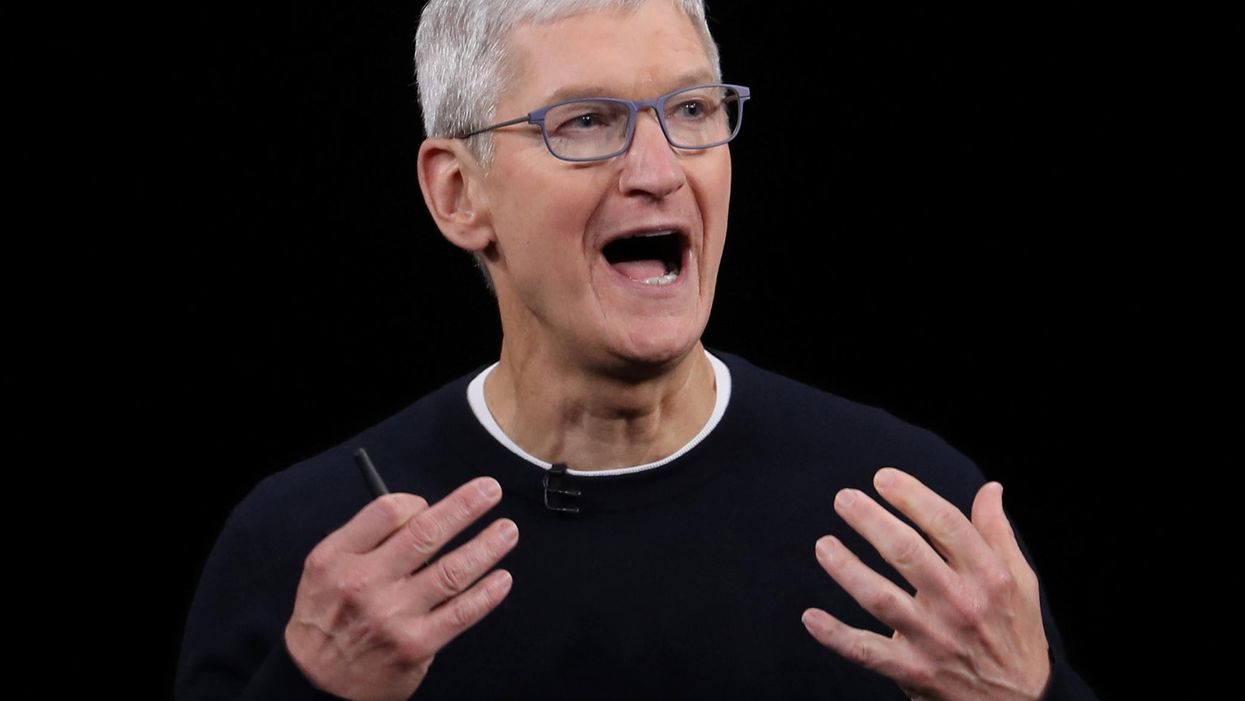 <p>Tim Cook admits to investing in crypto </p>