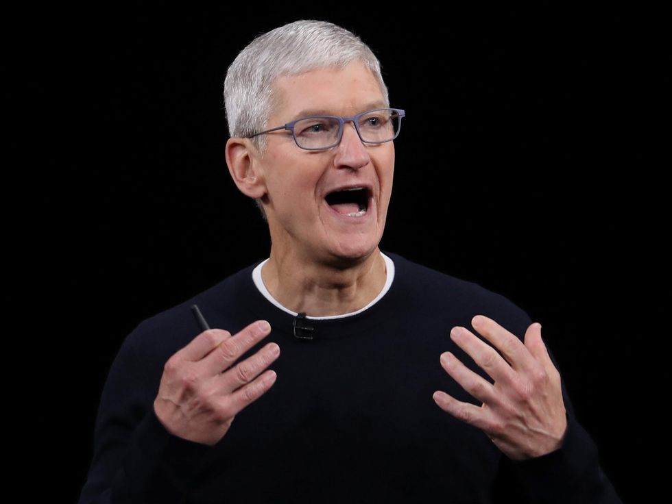 <p>Tim Cook admits to investing in crypto </p>