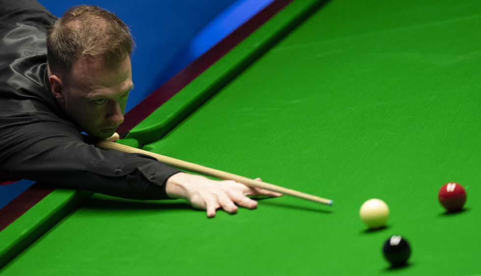 Snooker star Judd Trump sees the funny side as he plays joke on referee