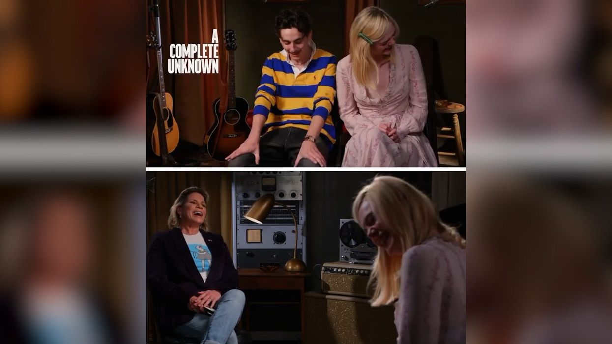 Timothée Chalamet and Elle Fanning recreate ‘holding space’ meme