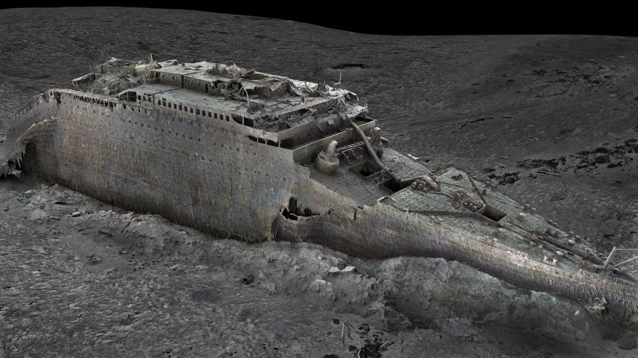Where is the Titanic wreck and how far down is it?