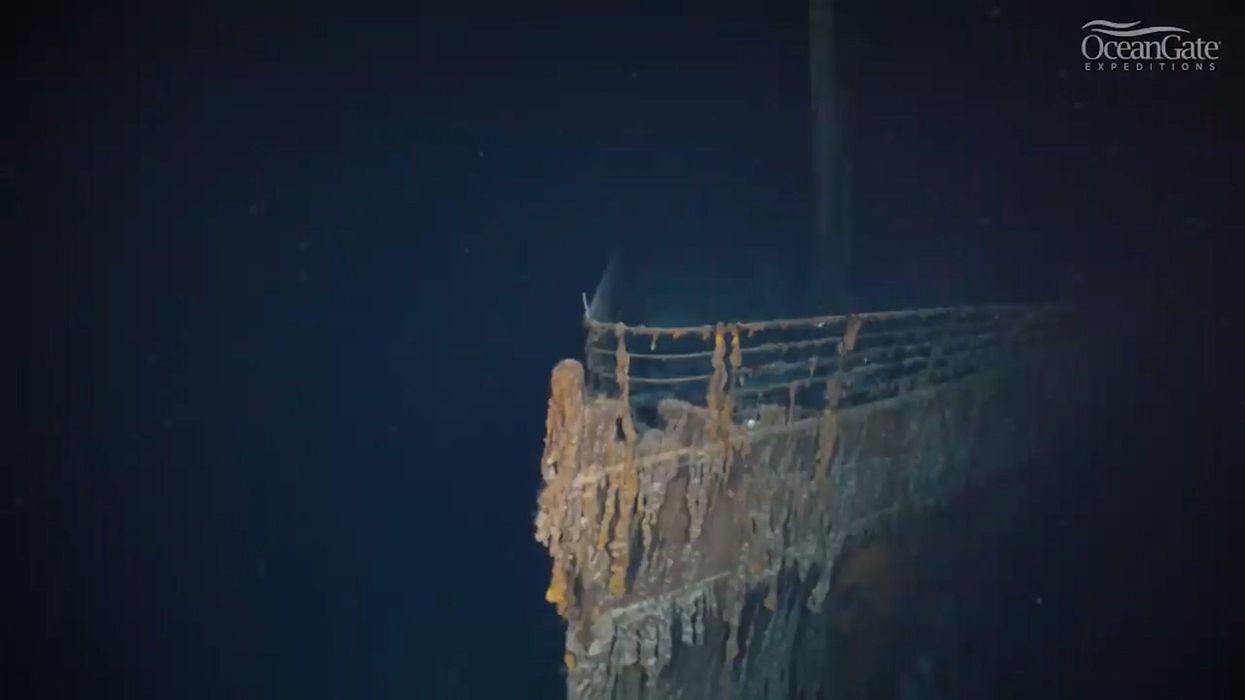 Titanic wreckage seen in 8K for the first time in new footage