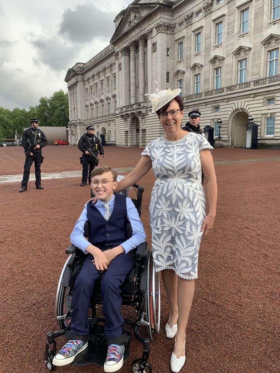 Tobias Weller at Buckingham Palace