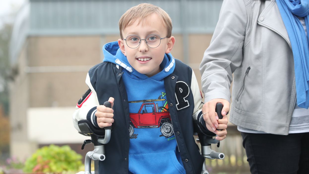 Tobias Weller is nearing the end of his latest charity challenge (Danny Lawson/PA)