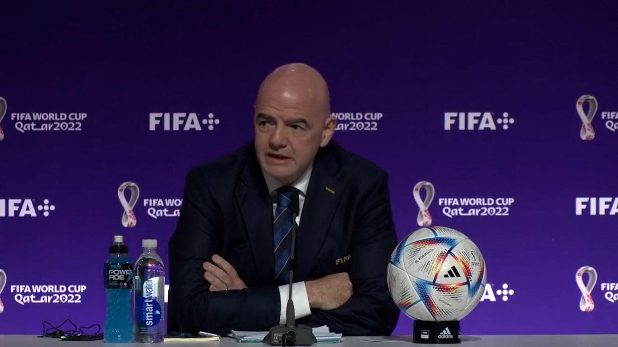 Photo of FIFA boss with hair circulates after claim he was bullied for being ginger