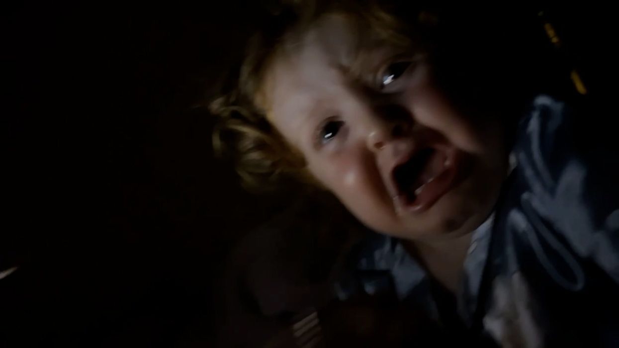 Adorable moment toddler sobs while watching Toy Story 2 for '150th time'