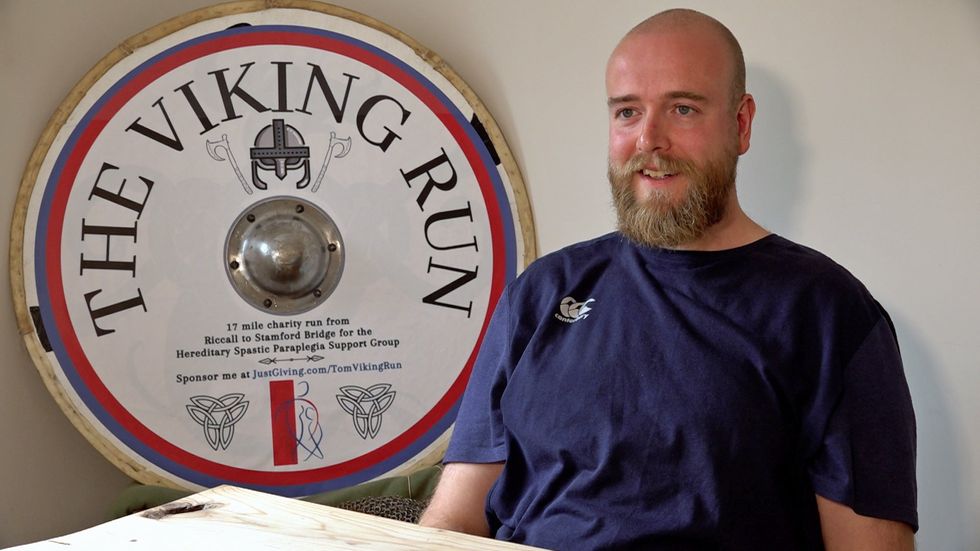 Tom Bell will retrace the steps of a famous viking journey (Richard McCarthy/PA)