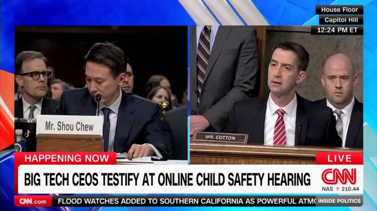 Shocking moment Senator asks Singaporean TikTok CEO if he's a Communist