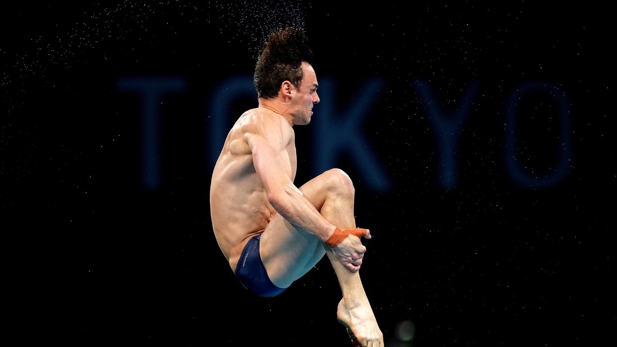 Tom Daley has impressed viewers with his diving and knitting (Joe Giddens/PA)