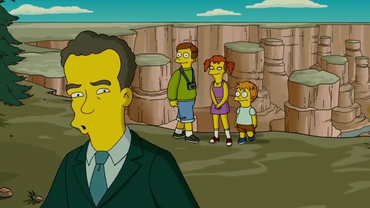Tom Hanks is going to promote Biden's agenda and another Simpsons storyline came true