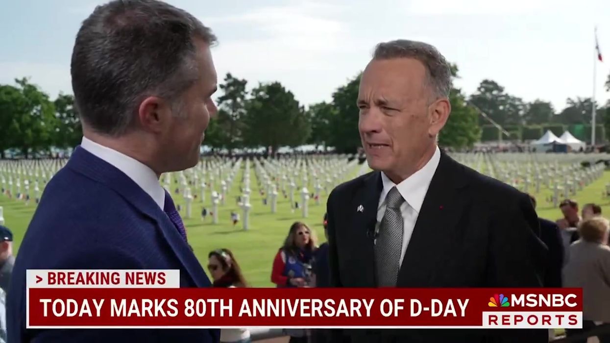 Tom Hanks offers optimistic view when asked about Trump being reelected