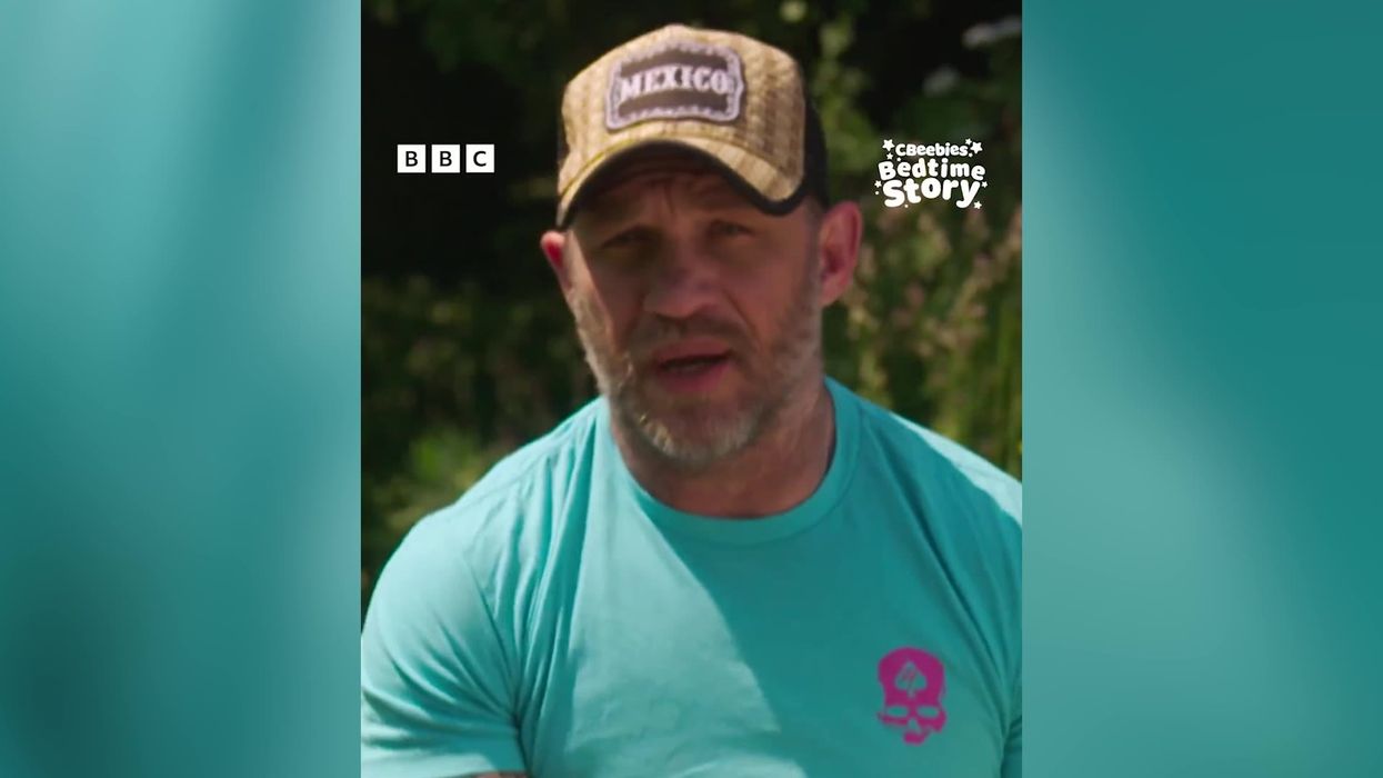 Watch Tom Hardy read a CBeebies bedtime story to celebrate 75 years of the NHS