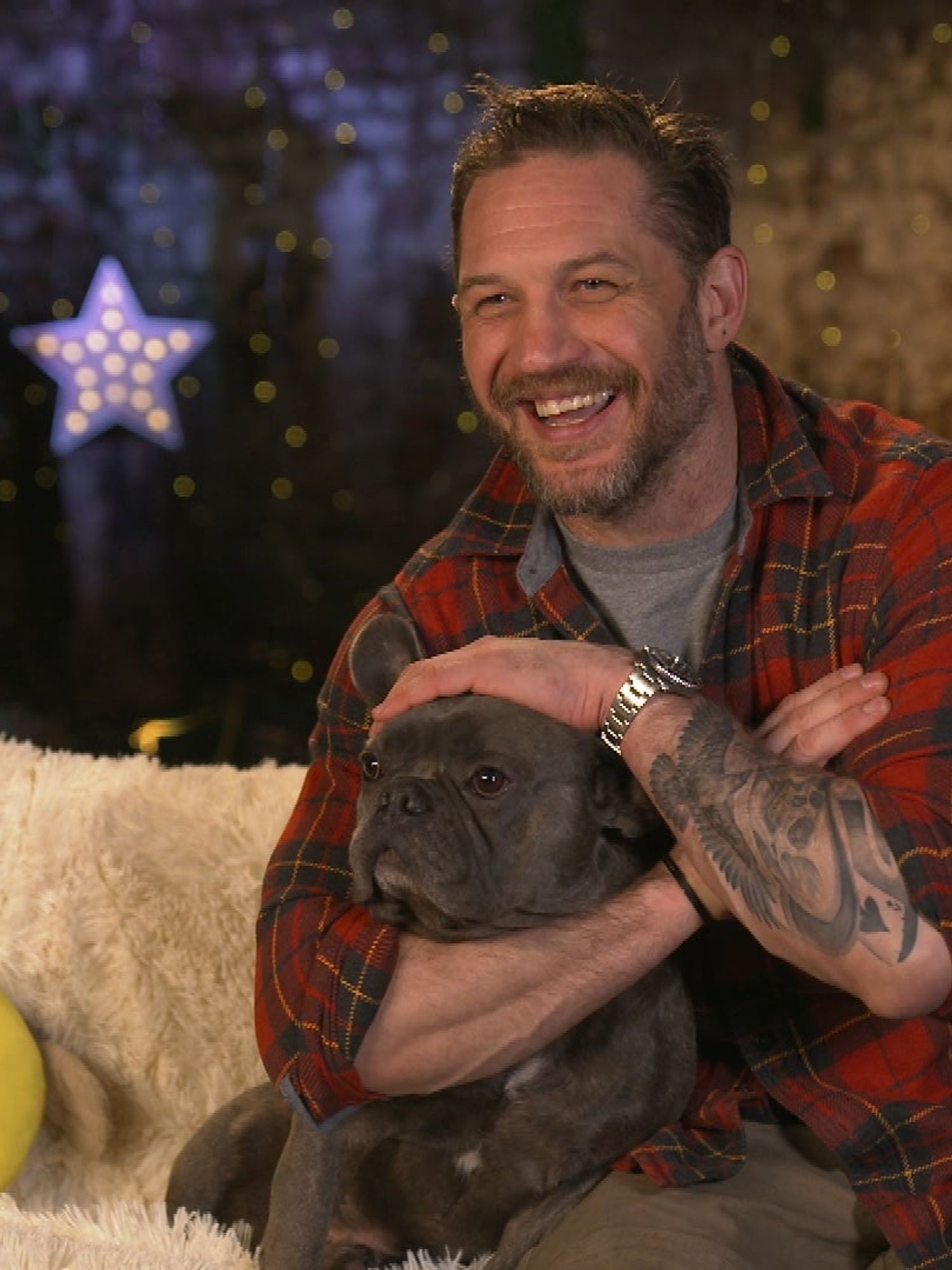 Tom Hardy will return to CBeebies Bedtime Stories on Christmas Eve and Christmas Day (BBC/PA)