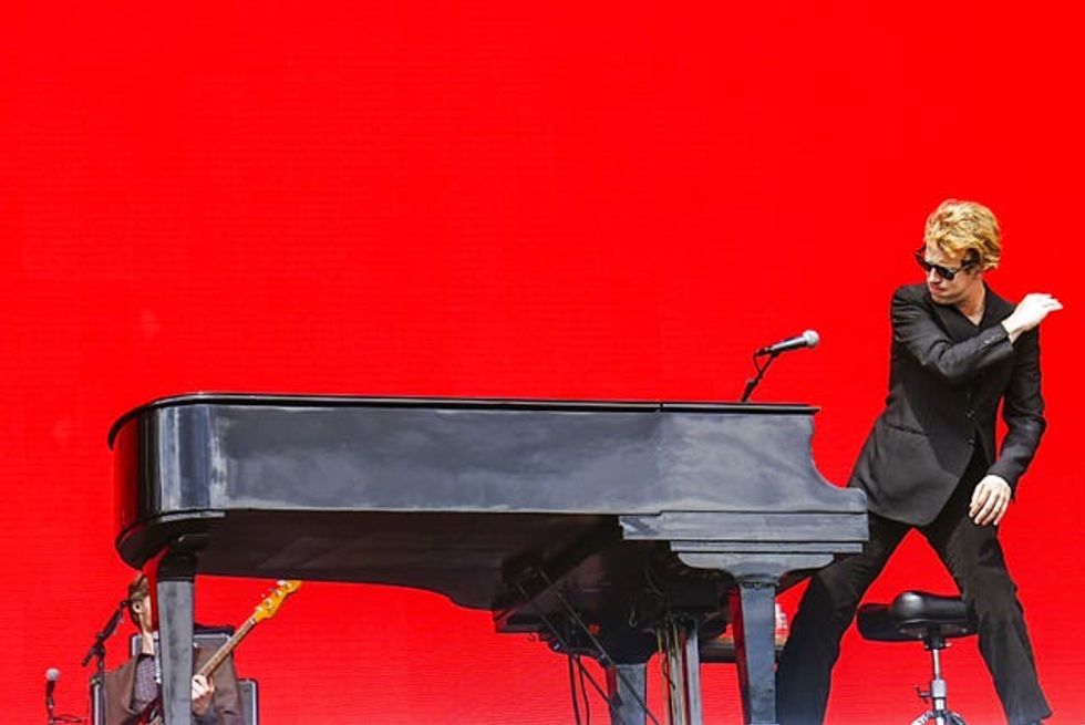 Tom Odell performs on the main stage during BBC Radio 1\u2019s Big Weekend at Sefton Park
