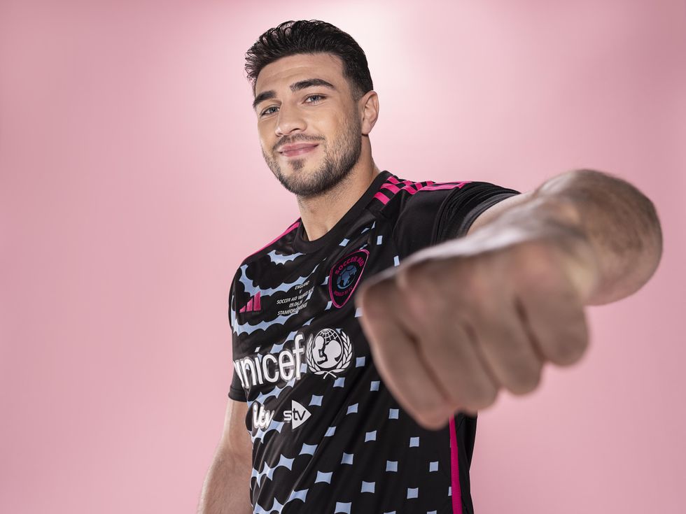 Tommy Fury hopes Molly-Mae Hague and baby Bambi will be cheering at Soccer Aid