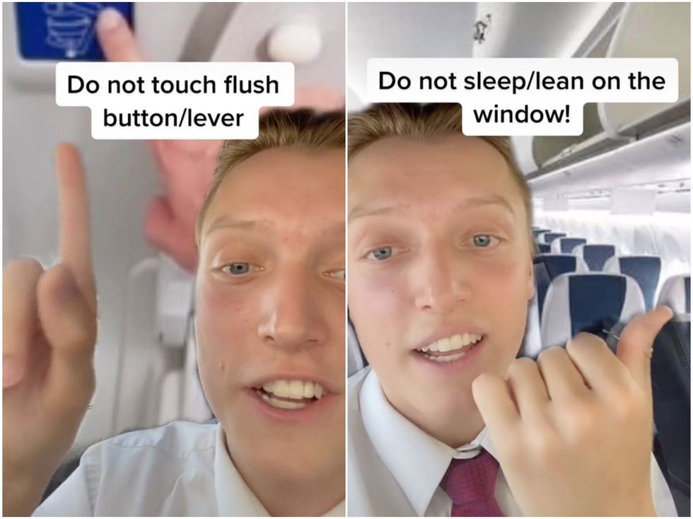 Flight attendant reveals why you should never wear shorts on a plane
