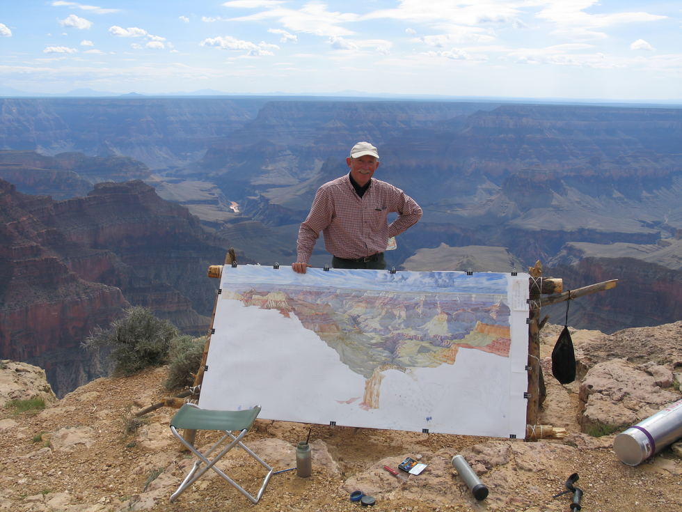 Artist and explorer Tony Foster hopes his work moves people to protect planet
