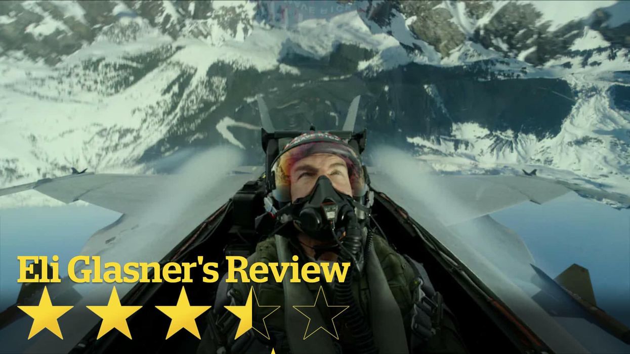 Man who said he'd eat his shoe if Top Gun: Maverick was made faces up to his promise