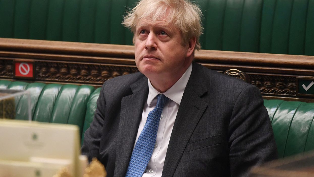 TOPSHOT-BRITAIN-POLITICS-JOHNSON-HEALTH-VIRUS