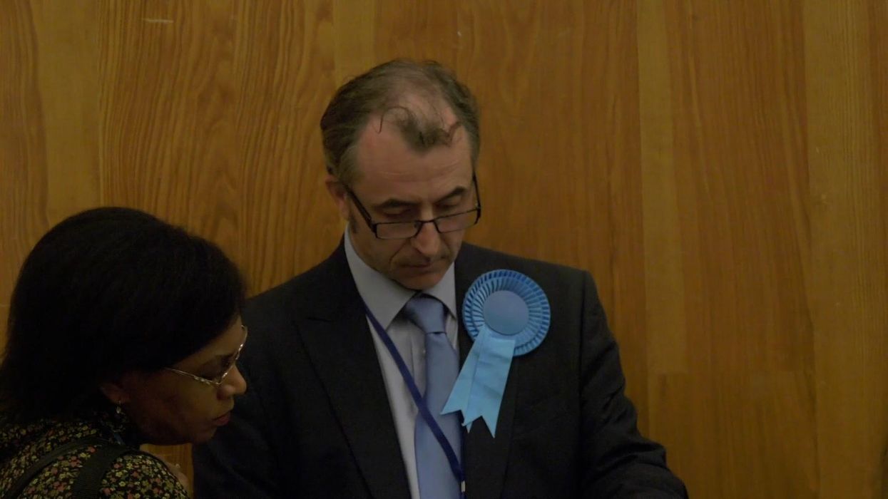 Huw Edwards caught eating croissant while reporting local election results live on air for BBC