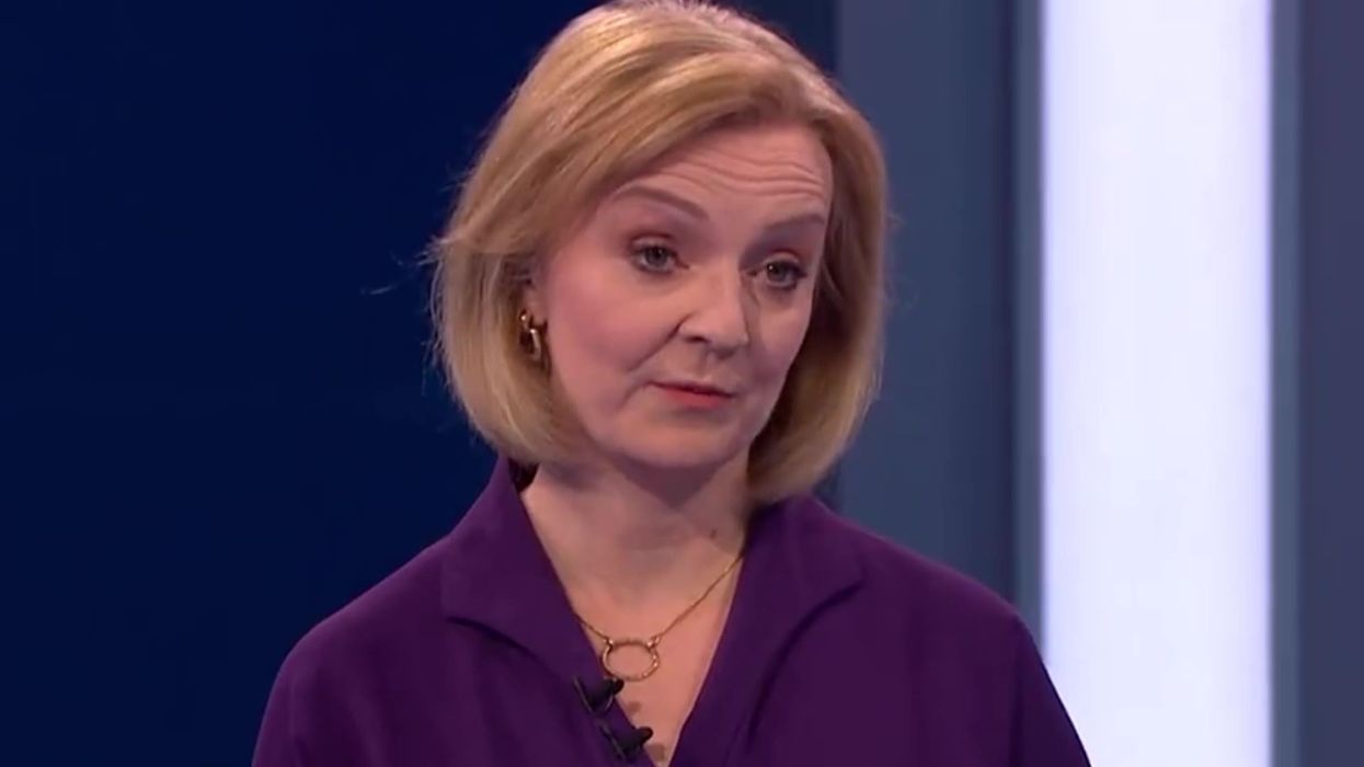 Liz Truss looked stunned after host collapsed forcing Tory debate off air