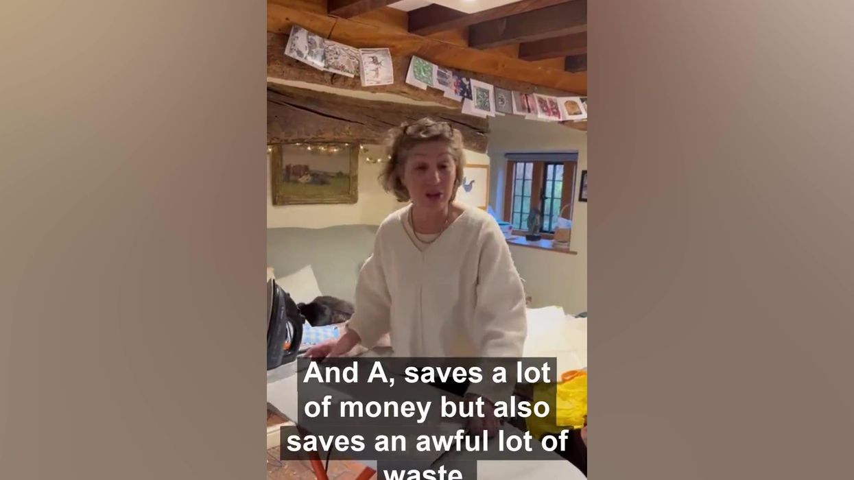 Tory minister suggests Brits should iron old wrapping paper to save money