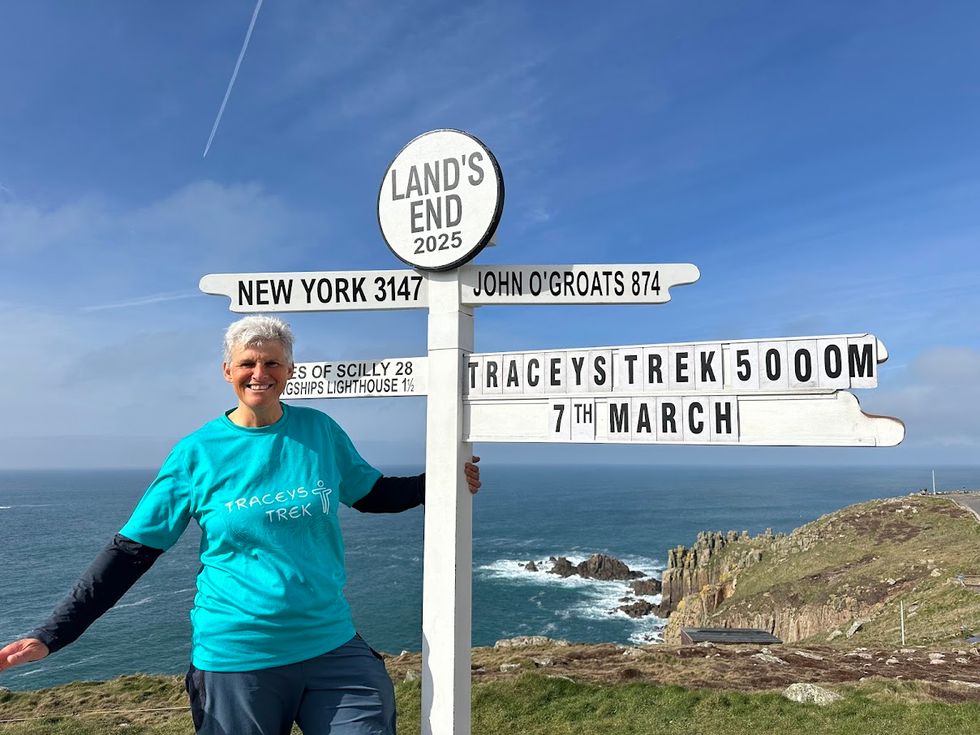 Widow halfway through ‘healing’ 5,000-mile British coastline charity challenge