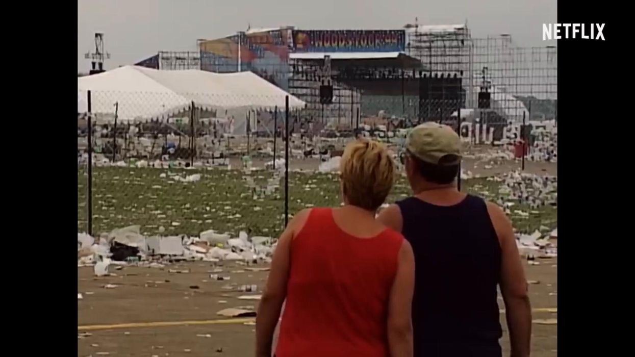 People are appalled by scene of Woodstock 99 revelers smeared in poop
