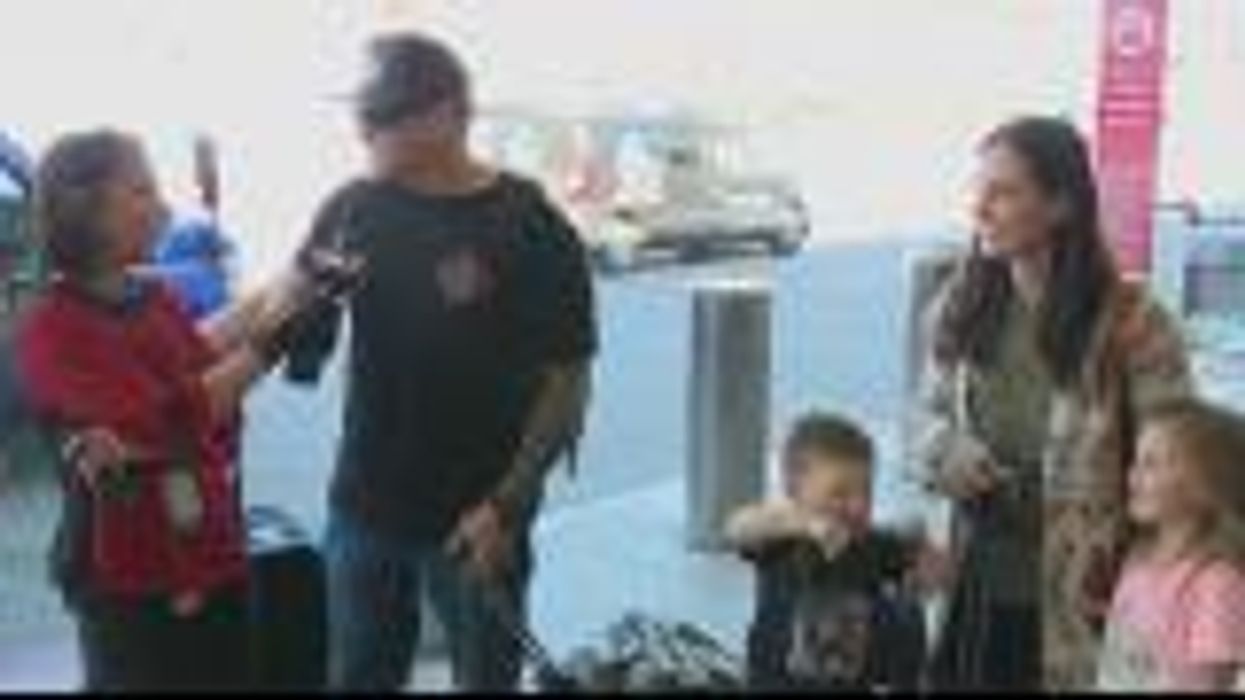 Plane passenger woke up to a child drawing on her sock - and people say she's to blame