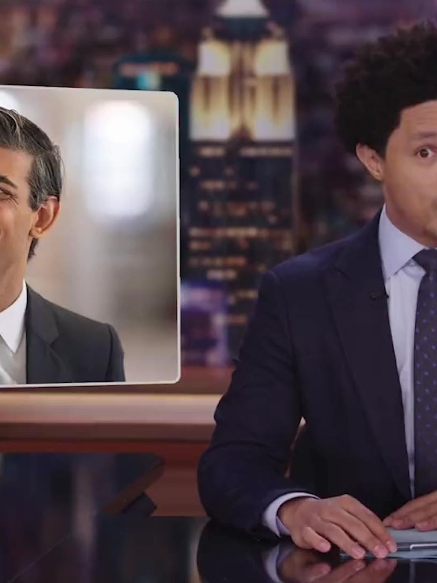 Trevor Noah calls Rishi Sunak 'an absolute snack' after becoming PM