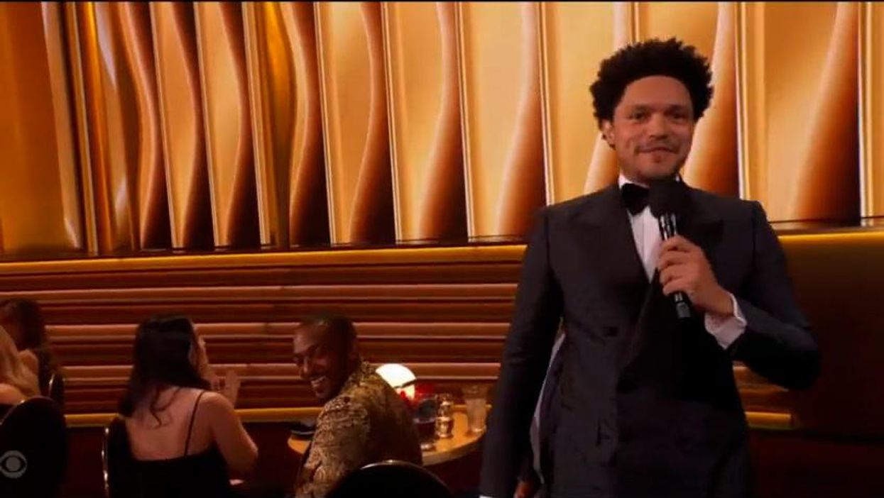 Trevor Noah opened Grammys by mocking Will Smith's meltdown