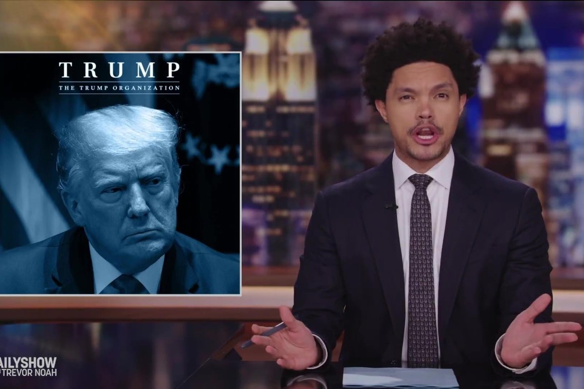Trevor Noah roasts Trump’s ‘genius’ running of Trump Organization