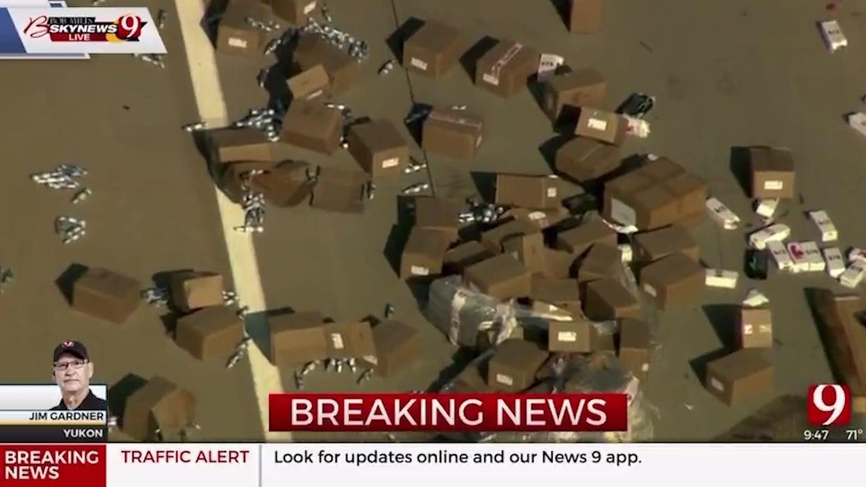 Truck 'carrying dildos and lubricant' crashes and 'loses its load' and the jokes write themselves