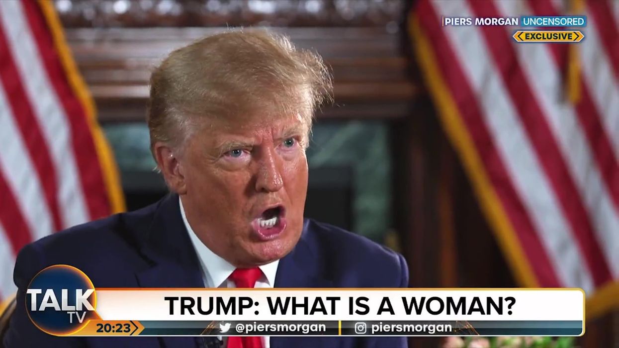 Trump was asked to define a woman and his response was very bizarre