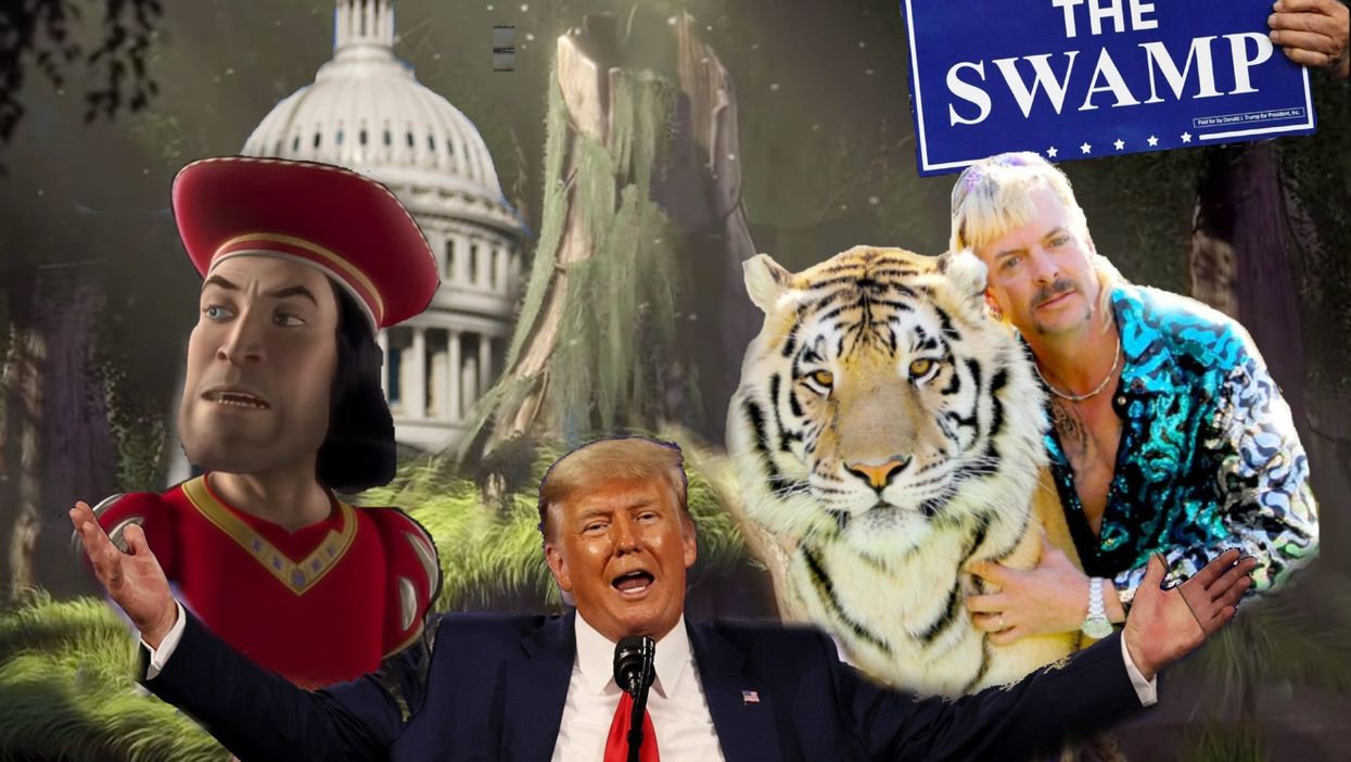Trump and Lord Farquaad have both expressed interests in draining swamps