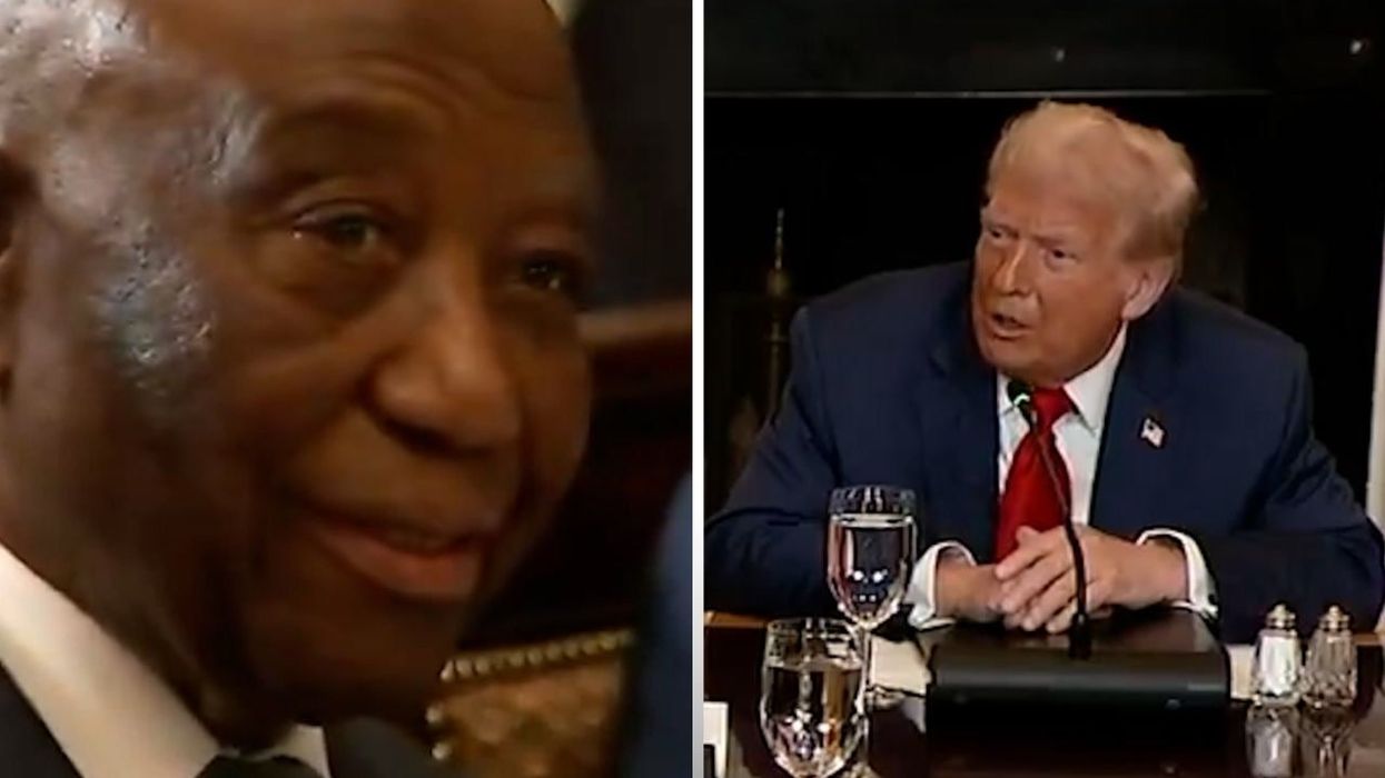 'Ignorant' Trump slammed for praising Liberian president's 'good English' - forgetting one thing