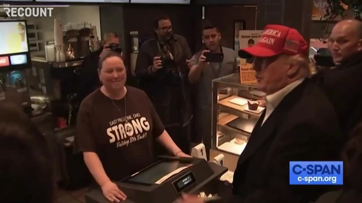 Trump brutally tells McDonald's worker he knows the menu 'better than they do'