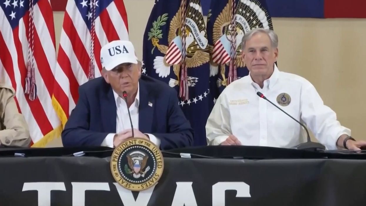 Trump hits back reporter's 'evil' question about Texas flood warnings