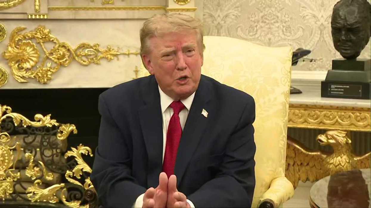 Trump says people opposed to his ballroom are ‘disloyal’ to America – yes, really