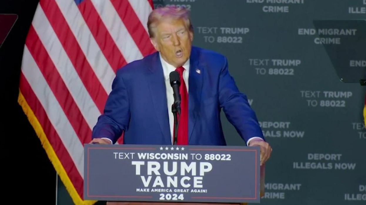 Why Donald Trump said Kamala Harris staged Hurricane Helene briefing photo