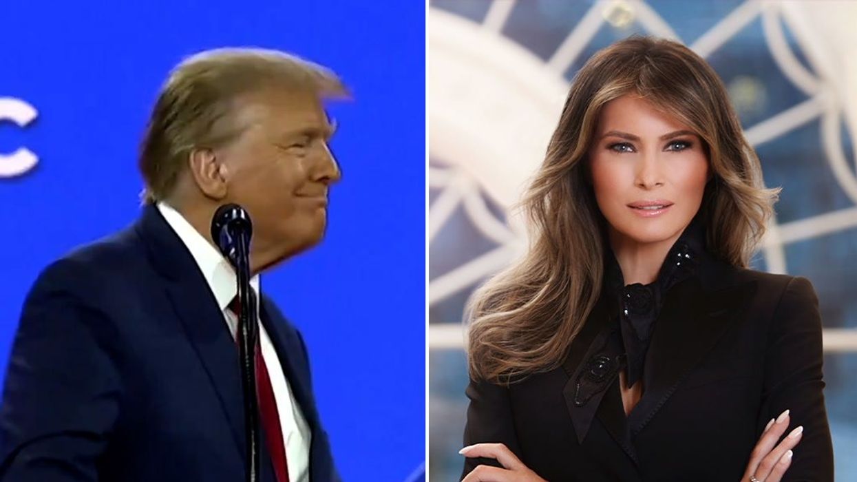 Donald Trump shares video claiming he knows Melania's name